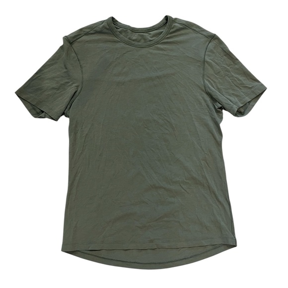 Lululemon Men’s Olive Army Green T-Shirt - Size Small - Picture 2 of 4